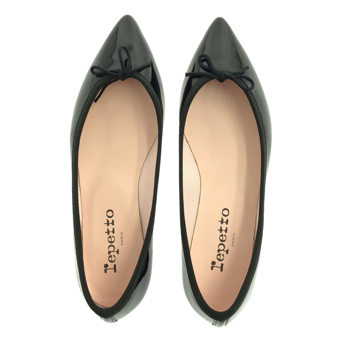 repetto / レペット | BRIGITTE ブリジット パテントレザー リボン バレエシューズ | 36 | レディース