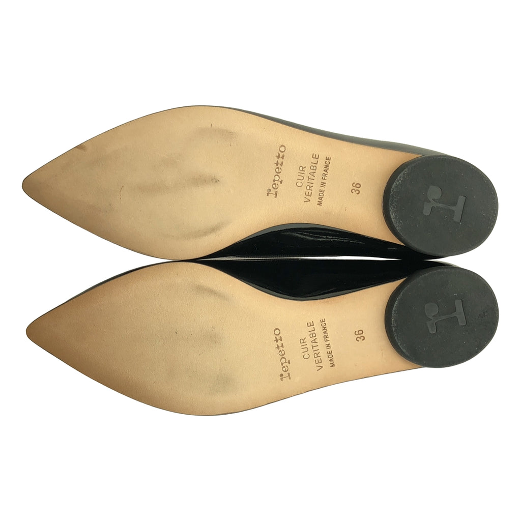 Repetto | BRIGITTE 漆皮緞帶芭蕾平底鞋 | 36碼 | 女款