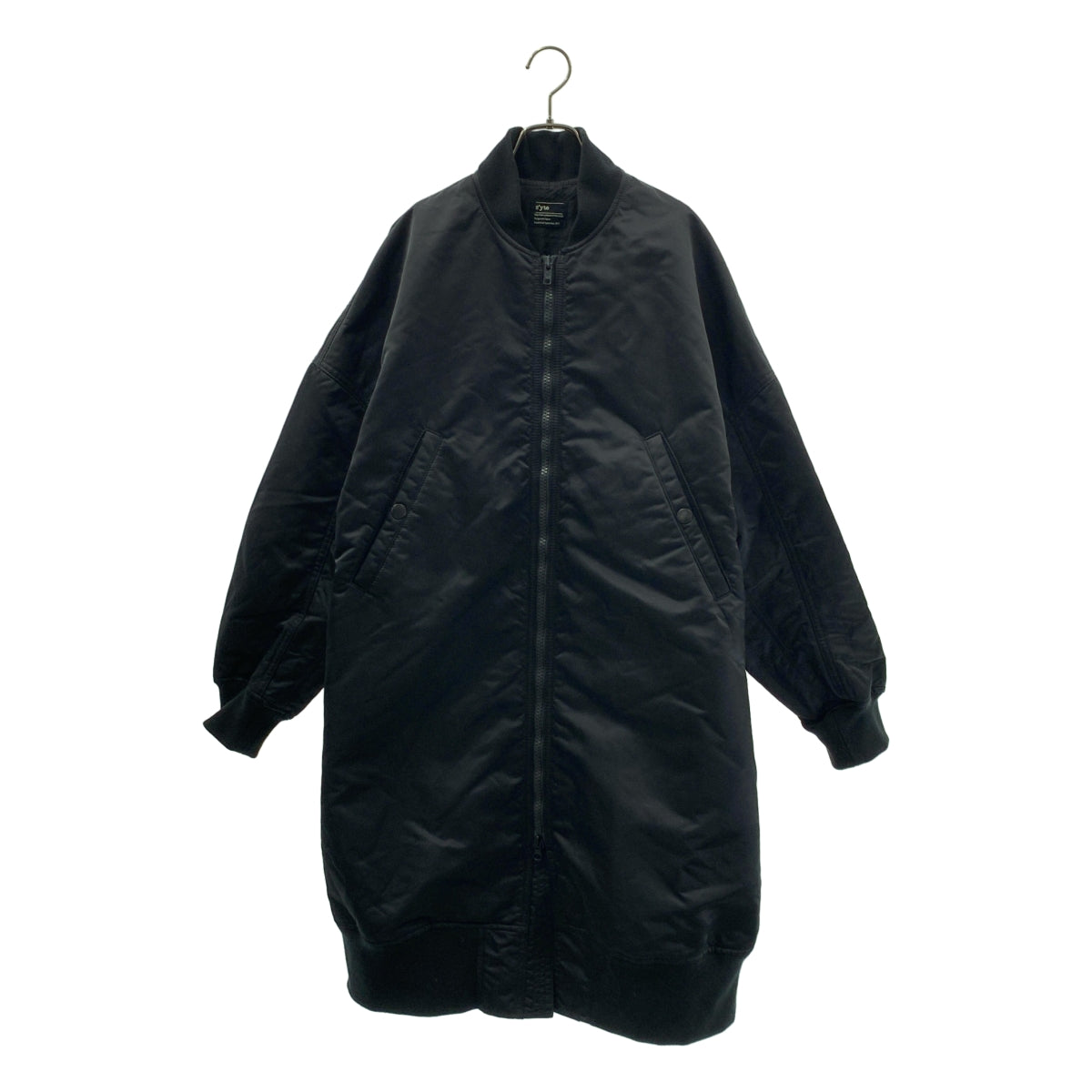 S'YTE YOHJI YAMAMOTO / サイトヨウジヤマモト | 2017AW | Nylon Twill Big Long MA-1 ナイロンツイル ビッグ ロング MA-1 ジャケット コート | M | メンズ