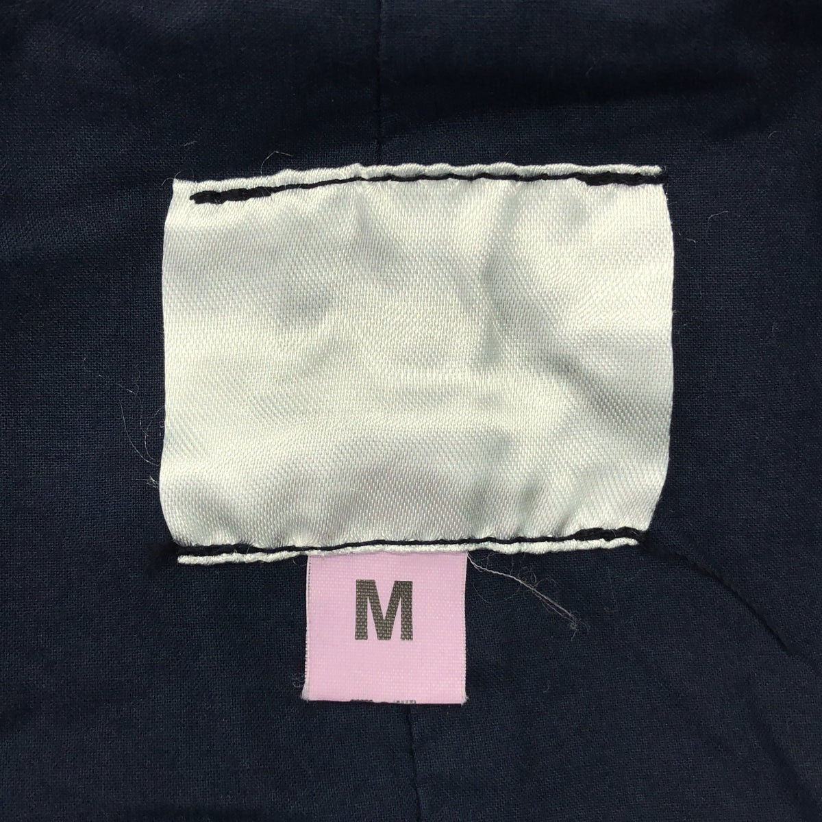 Yarmo / ヤーモ | コットン ステンカラー ロングコート | M | ネイビー | メンズ