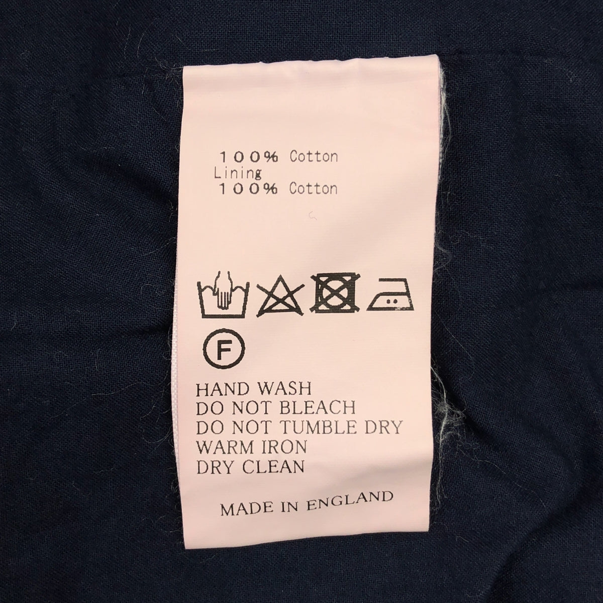 Yarmo / ヤーモ | コットン ステンカラー ロングコート | M | ネイビー | メンズ