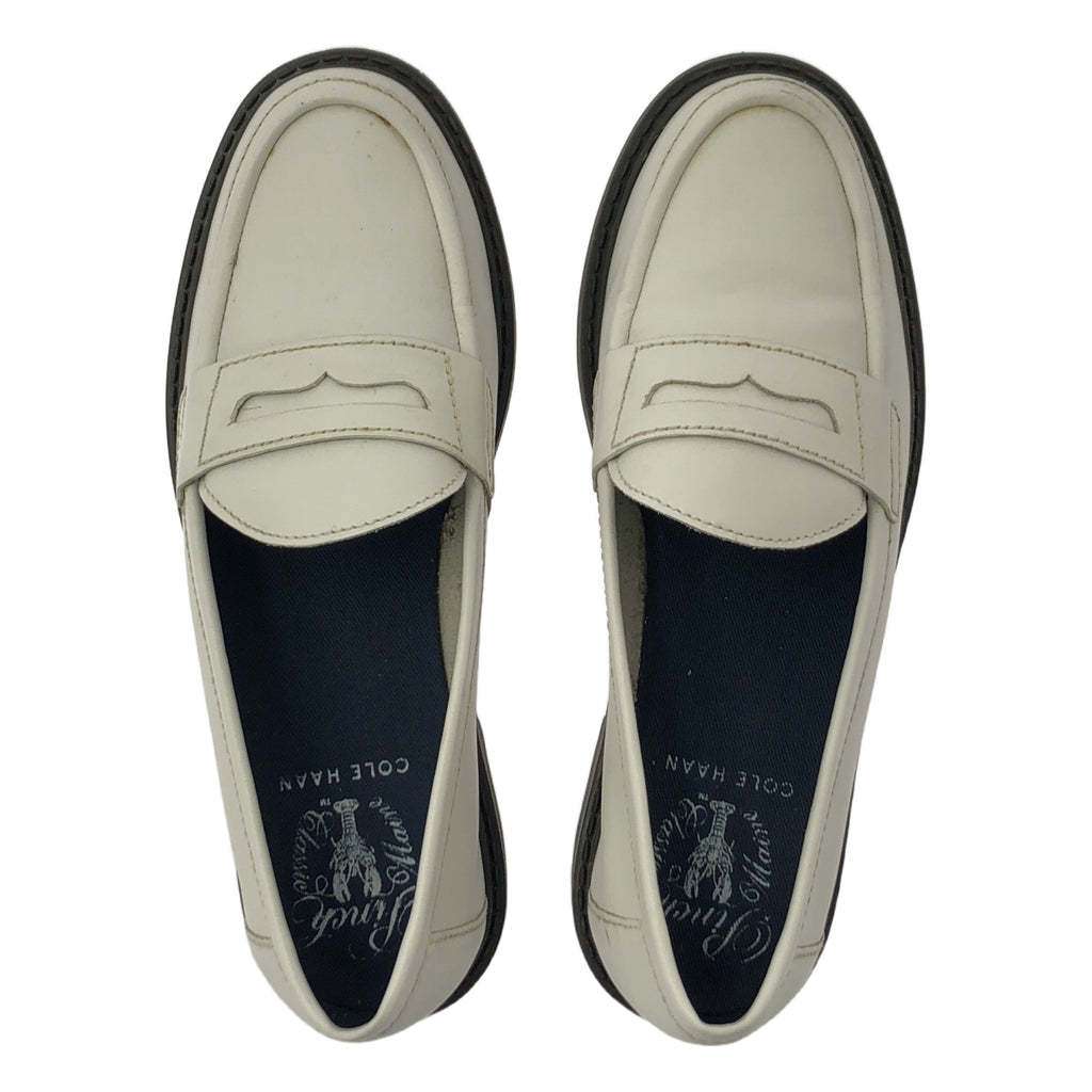 COLE HAAN / コールハーン | PINCH CAMPUS PENNY ペニー ローファー | 5 | ホワイト | レディース