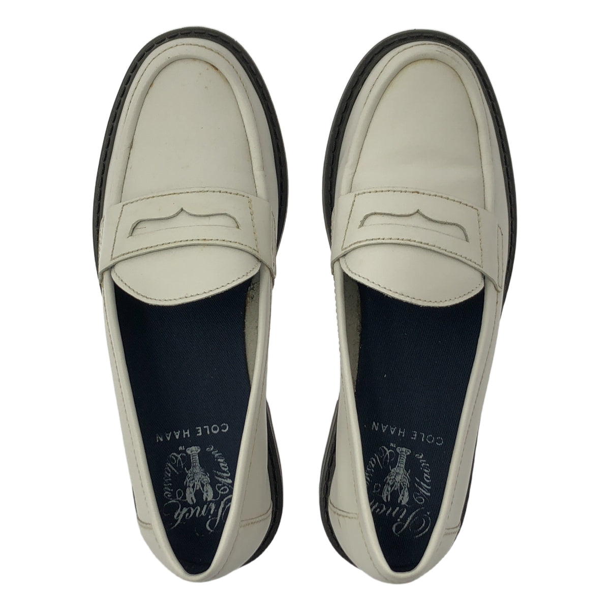 COLE HAAN / コールハーン | PINCH CAMPUS PENNY ペニー ローファー | 5 | ホワイト | レディース