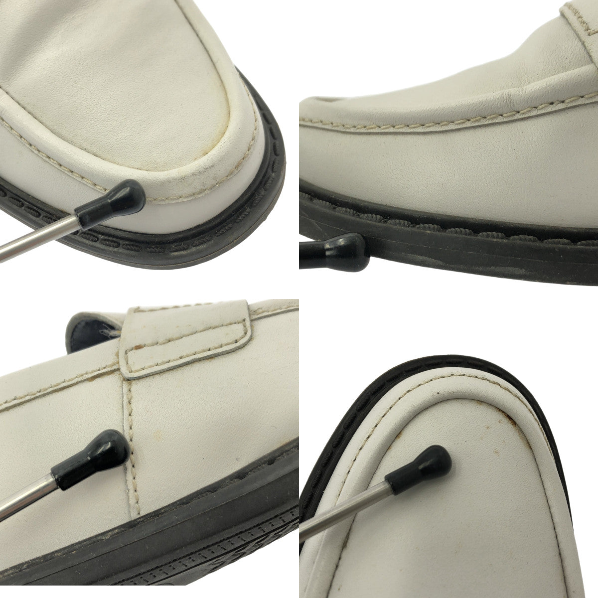 COLE HAAN / コールハーン | PINCH CAMPUS PENNY ペニー ローファー | 5 | ホワイト | レディース