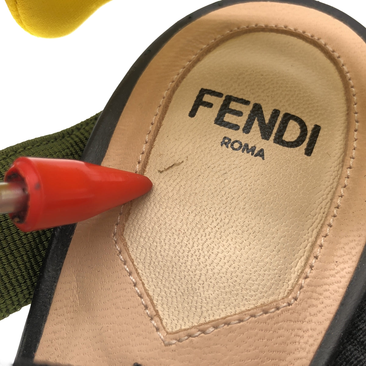 FENDI / フェンディ | ビーズ ズッカ スリングバッグ パンプス | 36 | レディース