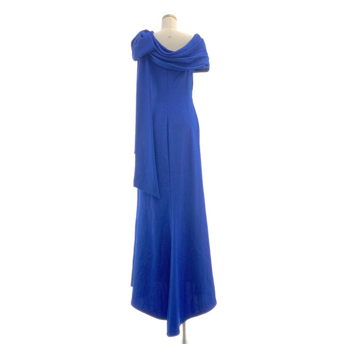 TADASHI SHOJI / 타다시 쇼지 | CASSIA BOW-SHOULDER CREPE GOWN 숄더 리본 비대칭 크레이프 드레스 원피스 | 0 |