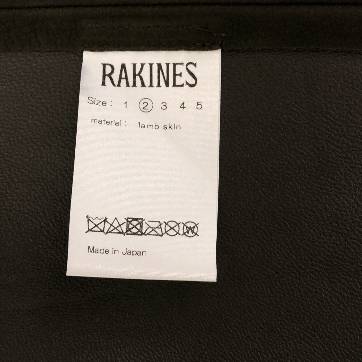 RAKINES / Rakines | 2024SS | Entrefino lamb leather-Collar less jacket / Entrefino lamb leather jacket | 2 | Men's