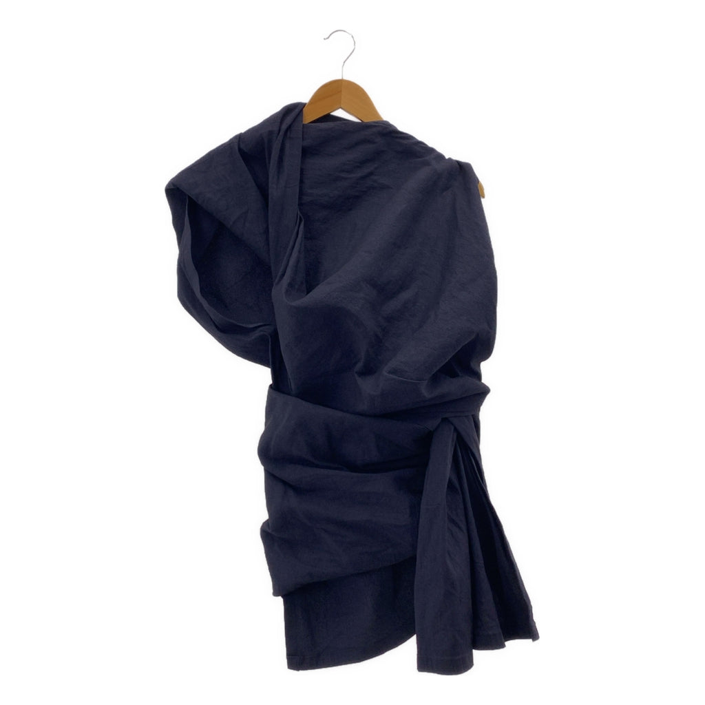 三宅一生 | 2024 秋冬系列 | 和紙尼龍不對稱寬鬆上衣 | 2 碼 | 女款