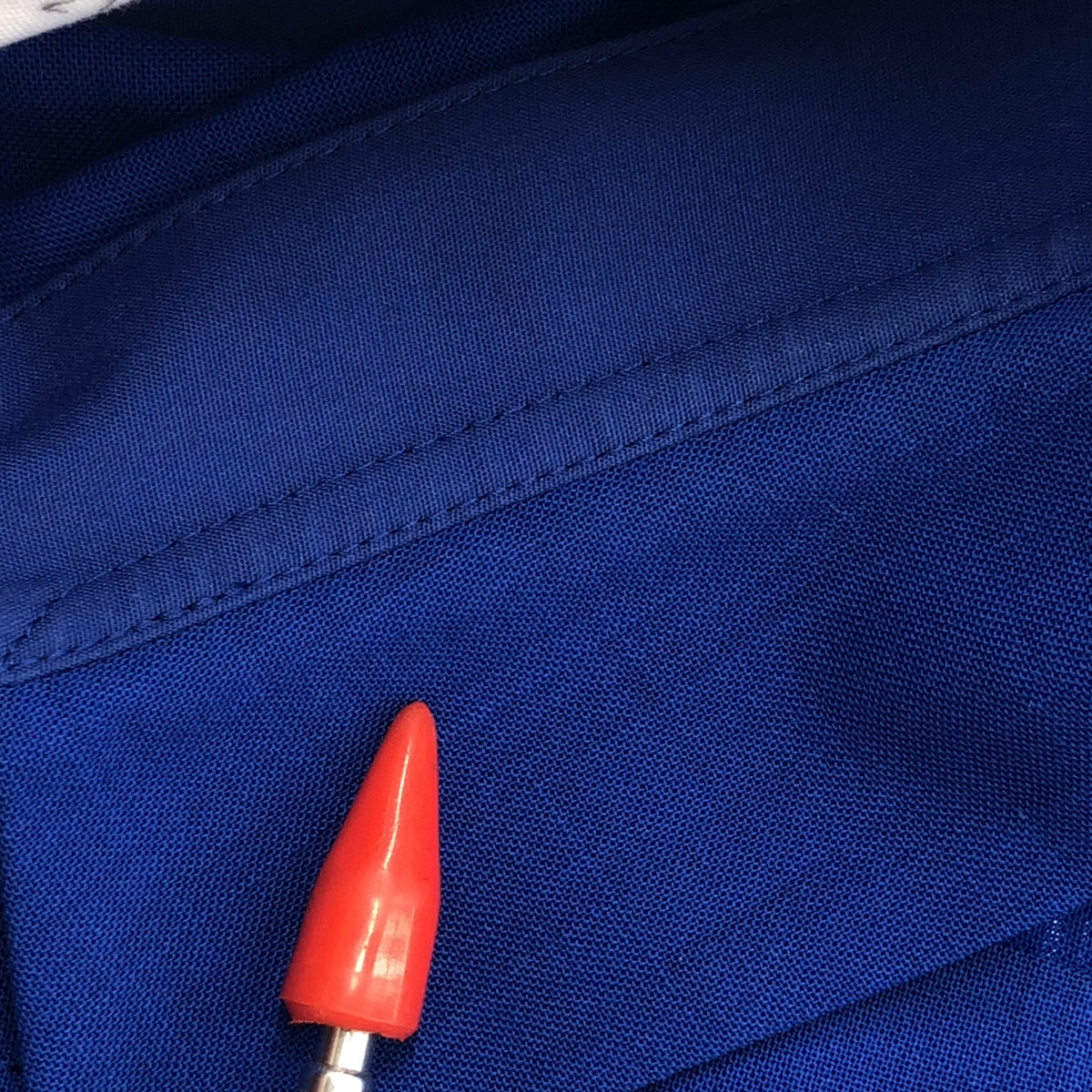 【美品】  sacai / サカイ | 2021AW | Suiting Mix Shirt ニット ドッキング シャツ | 1 | ブルー/グリーン | レディース