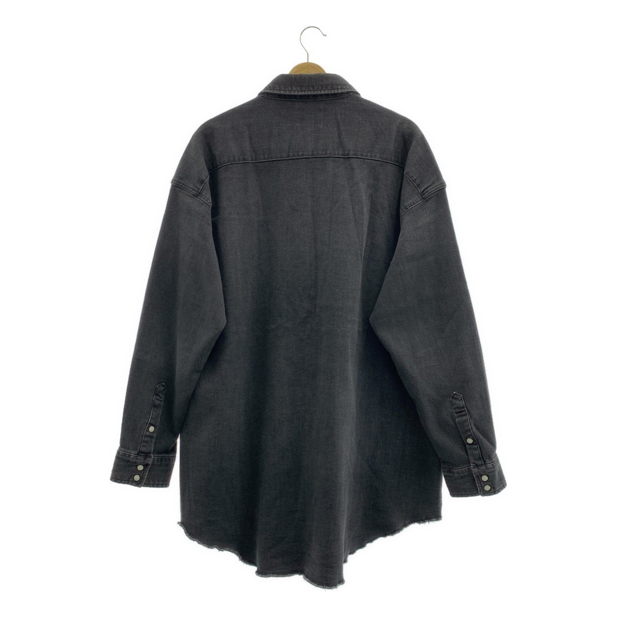 N.HOOLYWOOD / 엔 할리우드 | × WRANGLER / 랭글러 로고 오버 실루엣 데님 웨스턴 셔츠 | 38 | 남성