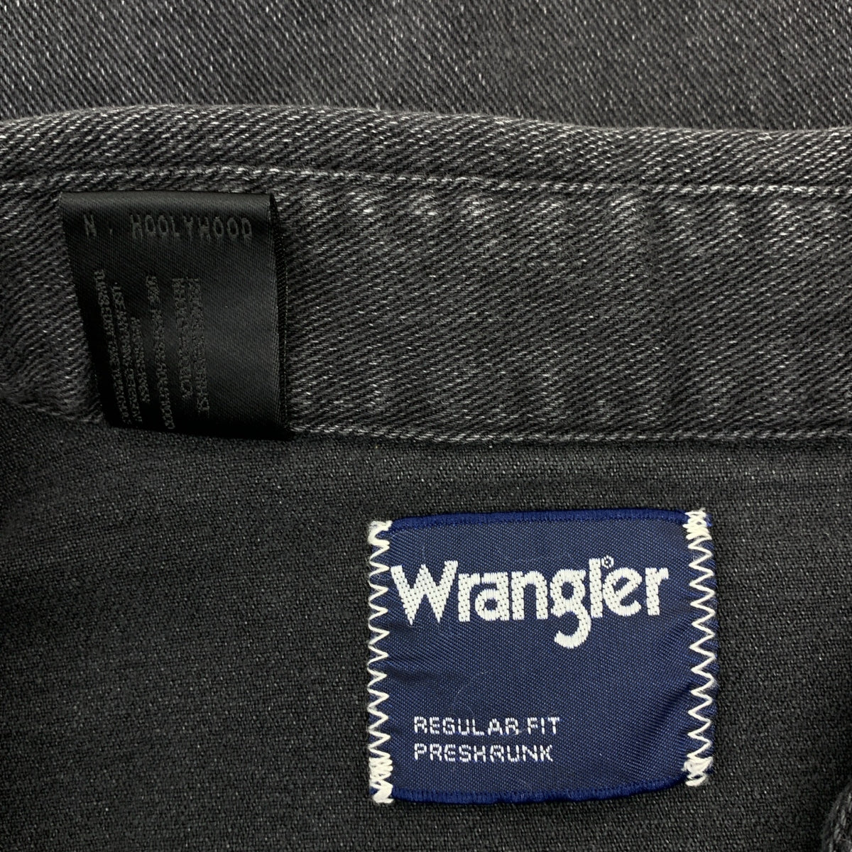 N.HOOLYWOOD / 엔 할리우드 | × WRANGLER / 랭글러 로고 오버 실루엣 데님 웨스턴 셔츠 | 38 | 남성
