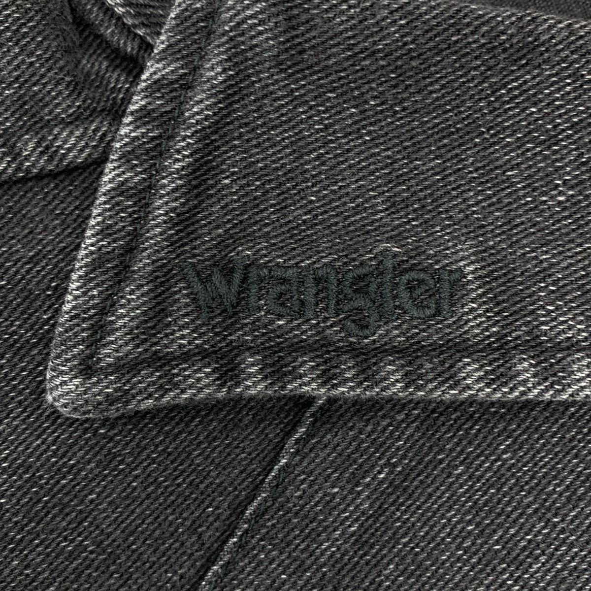 N.HOOLYWOOD / 엔 할리우드 | × WRANGLER / 랭글러 로고 오버 실루엣 데님 웨스턴 셔츠 | 38 | 남성