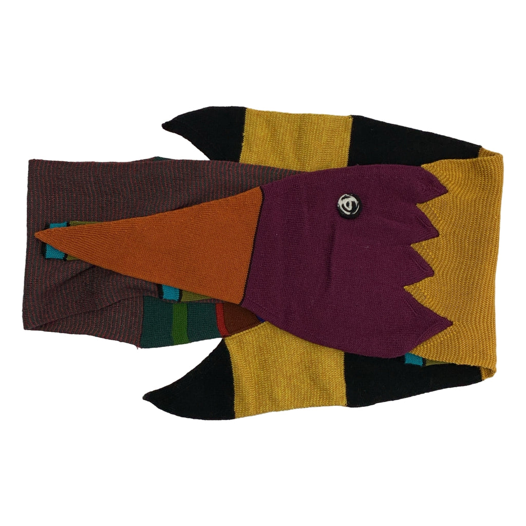 DIANE DE CLERCQ / Diane de Clercq | 亞麻和棉質手工製作的動物圖案披肩 |