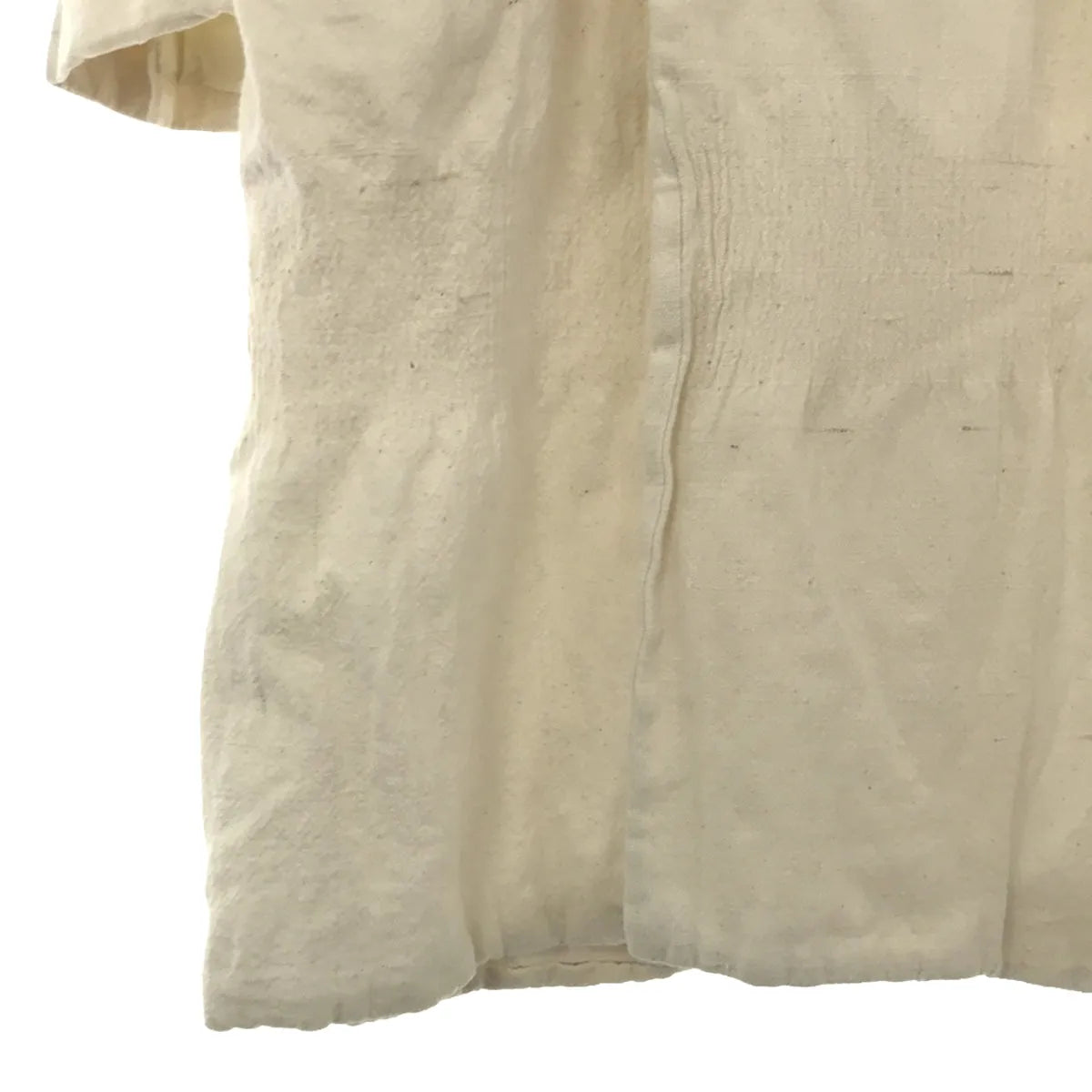 【美品】  ANSNAM / アンスナム | 生成り ダブルロングコート / 総裏地 | 2 | エクリュ | メンズ