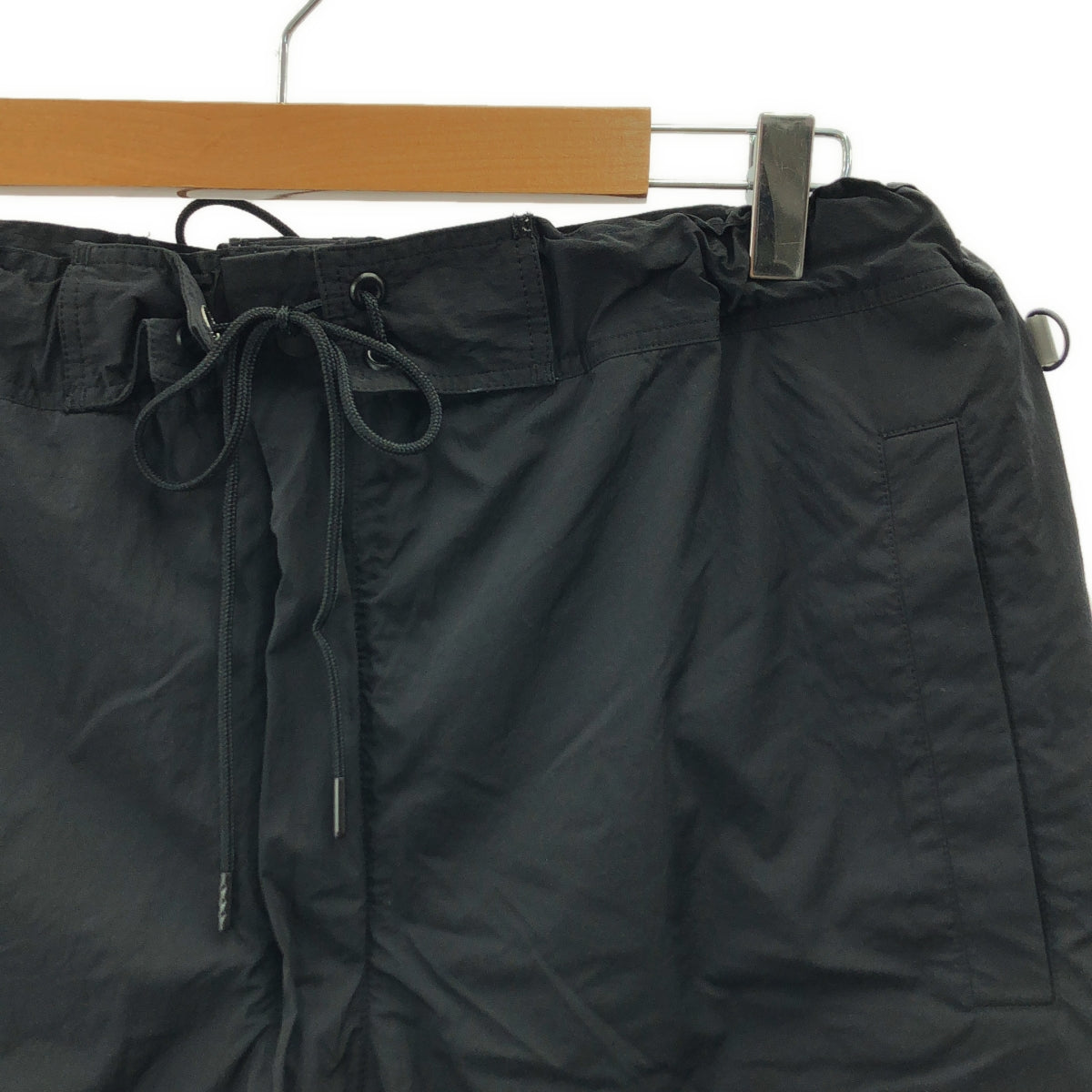 [狀況良好] FUMITO GANRYU | 尼龍抽繩短褲 | 2 碼 | 黑色 | 男款