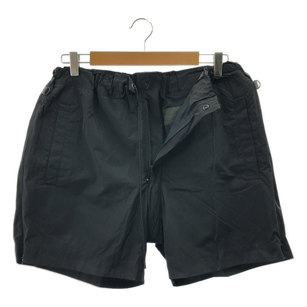 [狀況良好] FUMITO GANRYU | 尼龍抽繩短褲 | 2 碼 | 黑色 | 男款