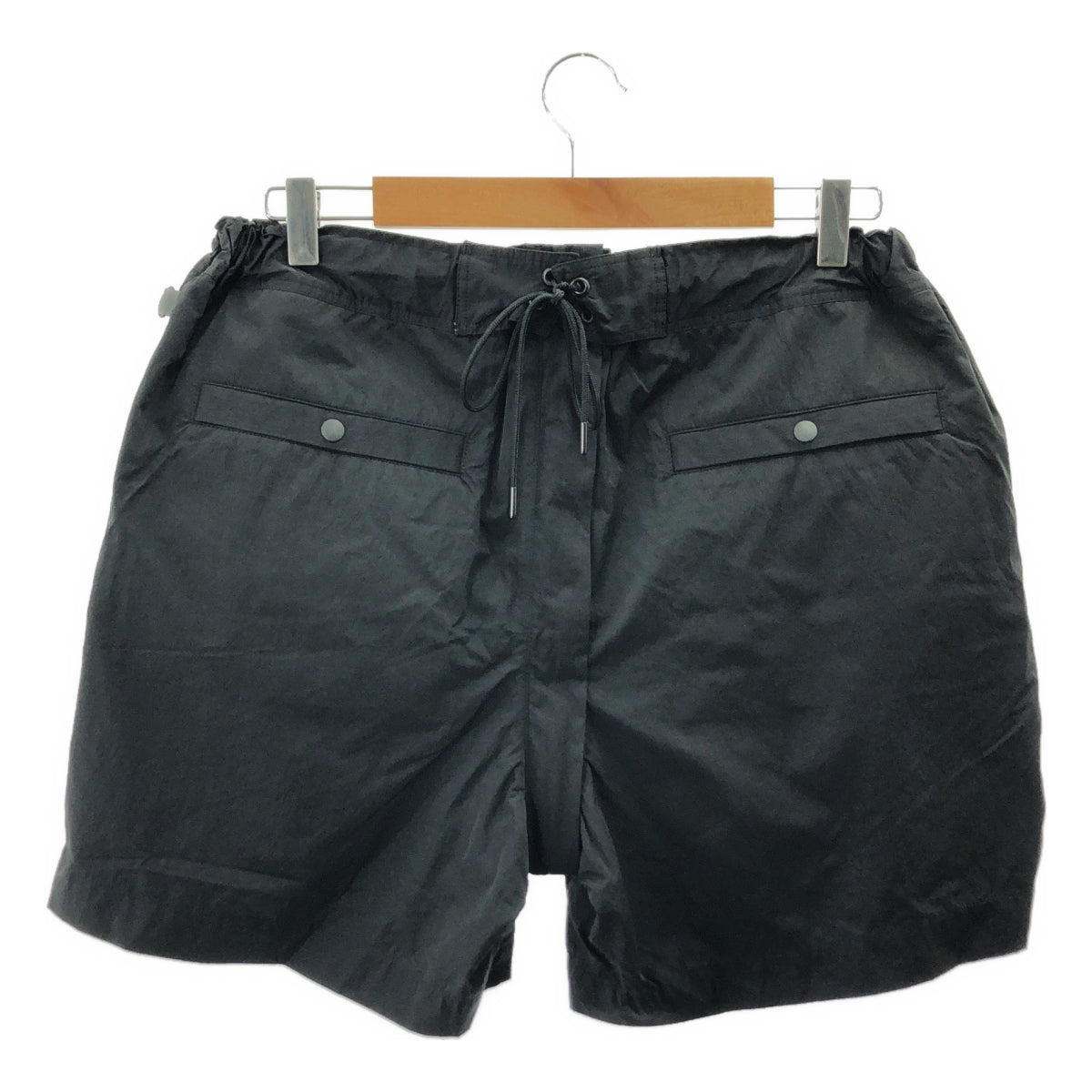 [狀況良好] FUMITO GANRYU | 尼龍抽繩短褲 | 2 碼 | 黑色 | 男款
