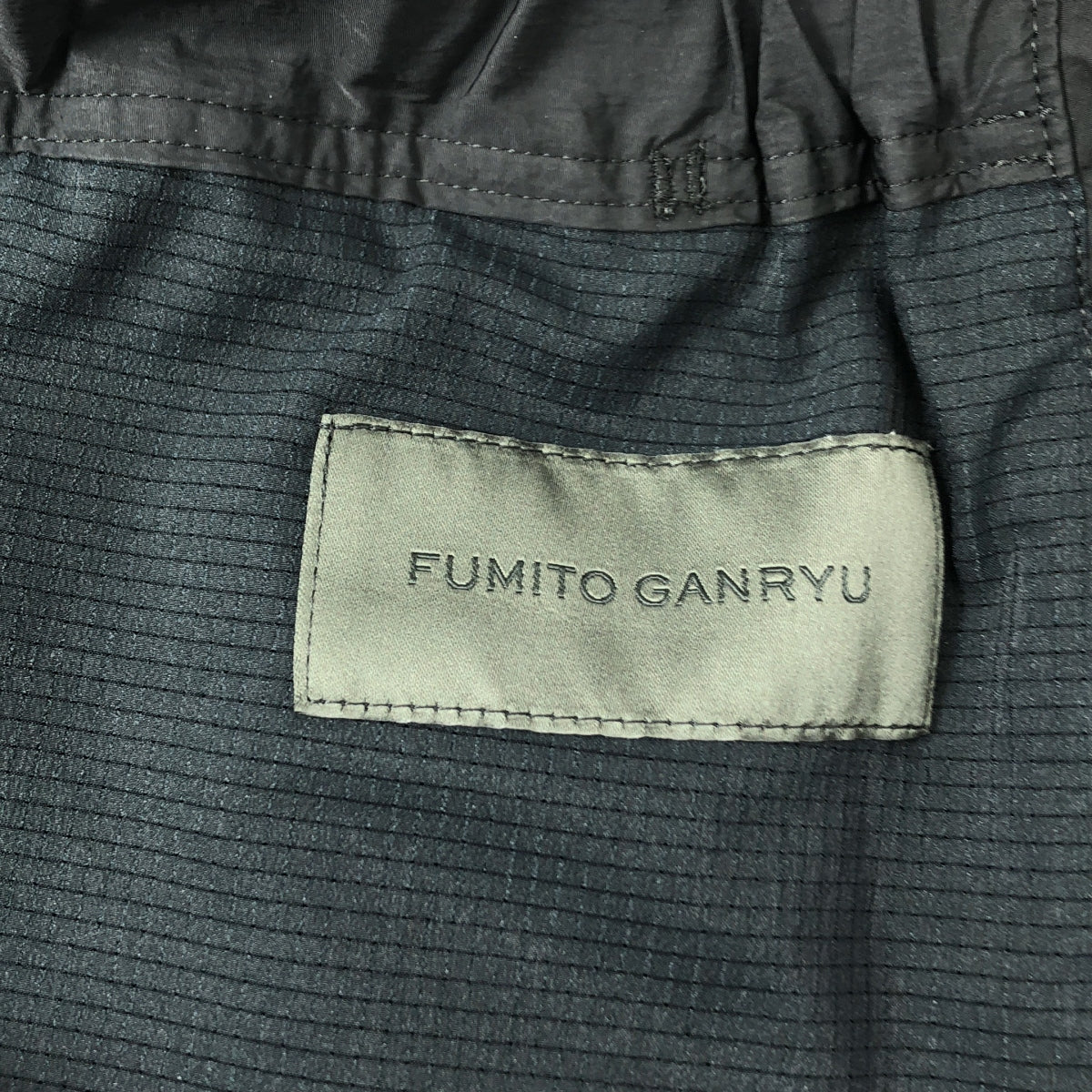 【美品】  FUMITO GANRYU / フミトガンリュウ | ナイロン ドローストリング ショート パンツ | 2 | ブラック | メンズ