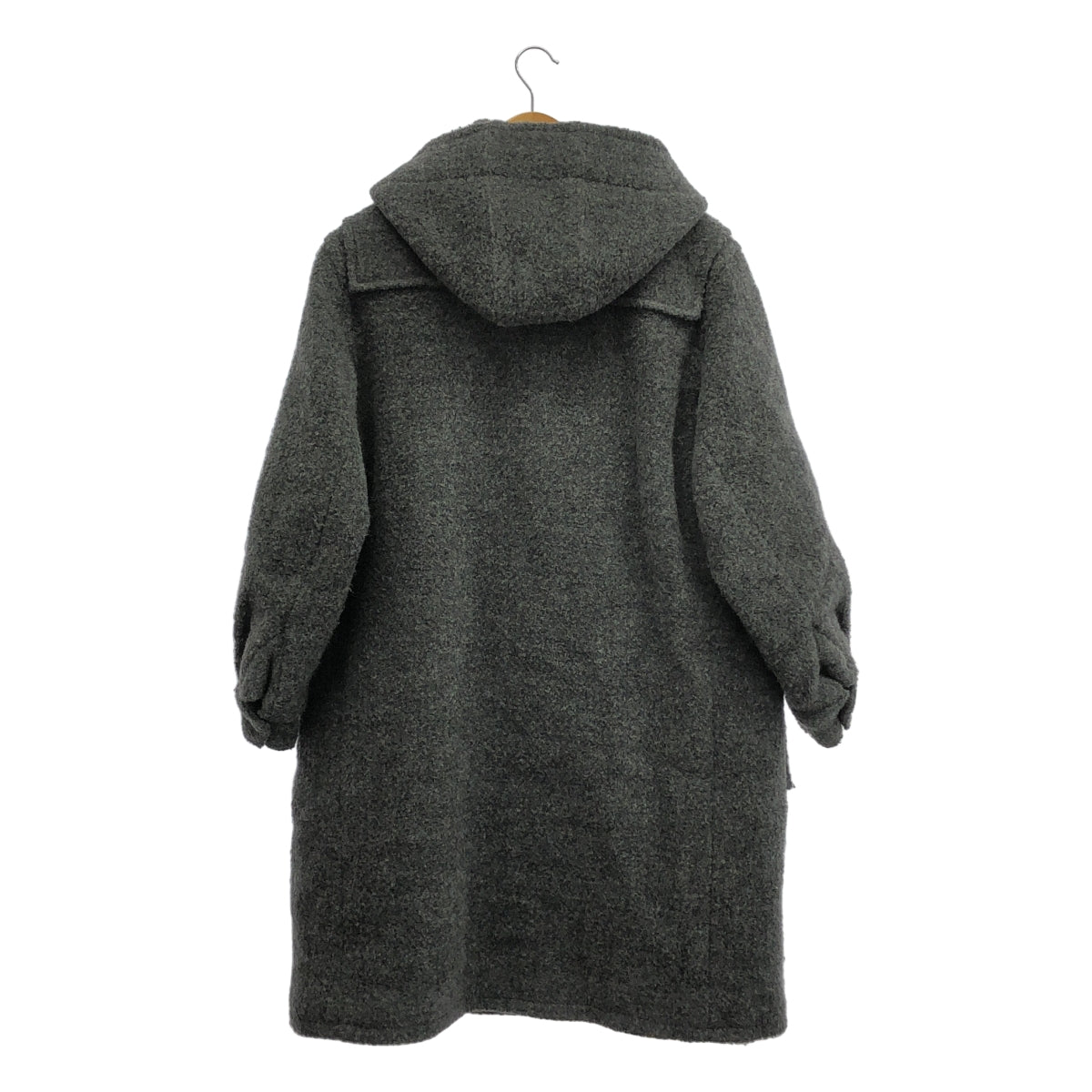 NOTHING WRITTEN / ナッシングリトゥン | Classic Duffle Coat / Thinsulate / ウール ダッフル オーバー コート フーディ / 総裏地 | グレー | レディース
