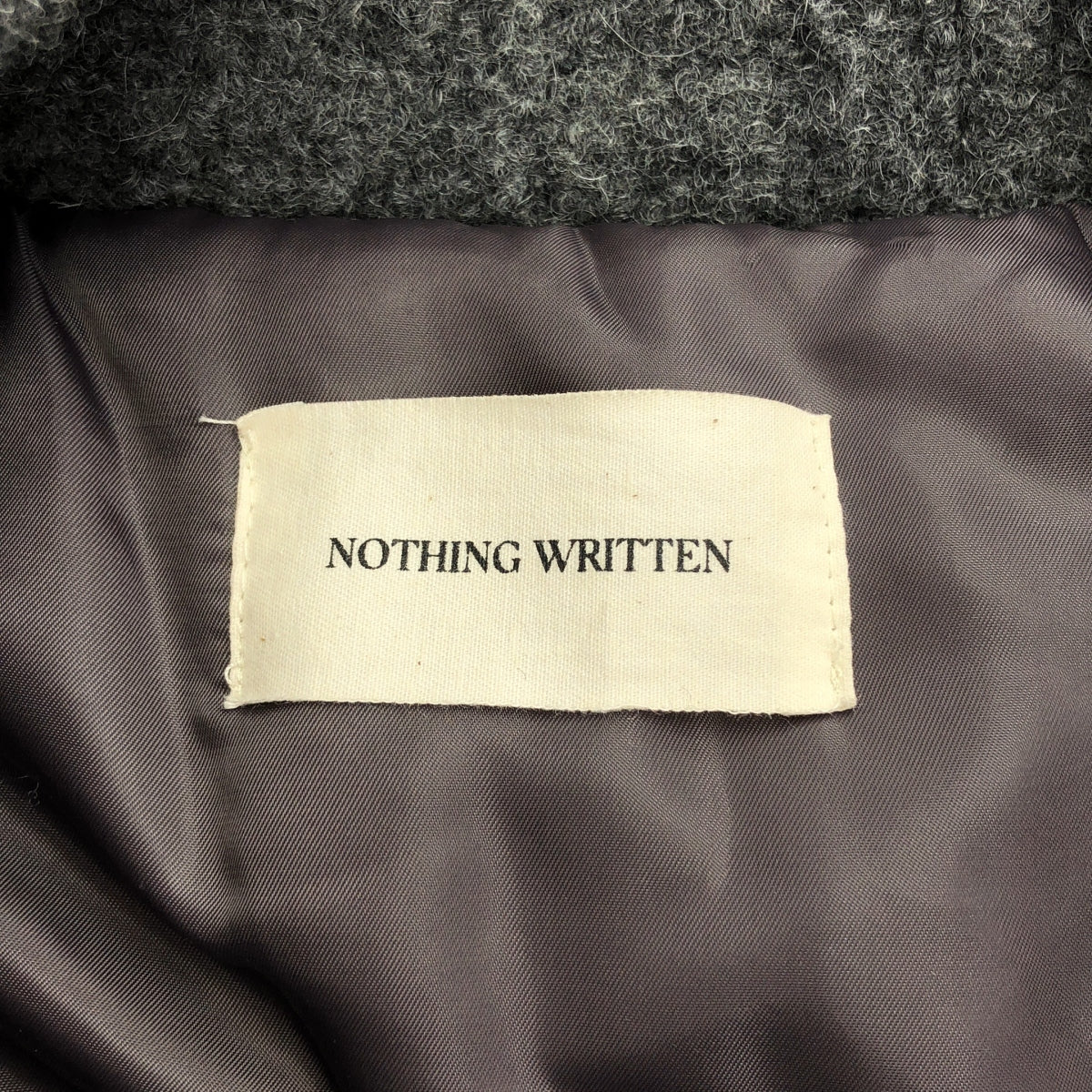 NOTHING WRITTEN / ナッシングリトゥン | Classic Duffle Coat / Thinsulate / ウール ダッフル オーバー コート フーディ / 総裏地 | グレー | レディース
