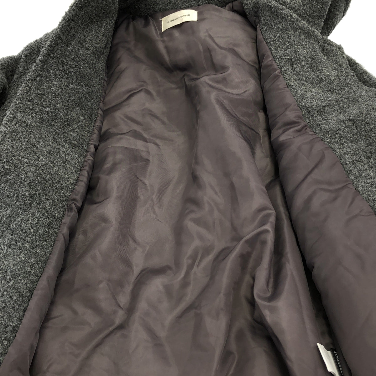 NOTHING WRITTEN / ナッシングリトゥン | Classic Duffle Coat / Thinsulate / ウール ダッフル オーバー コート フーディ / 総裏地 | グレー | レディース