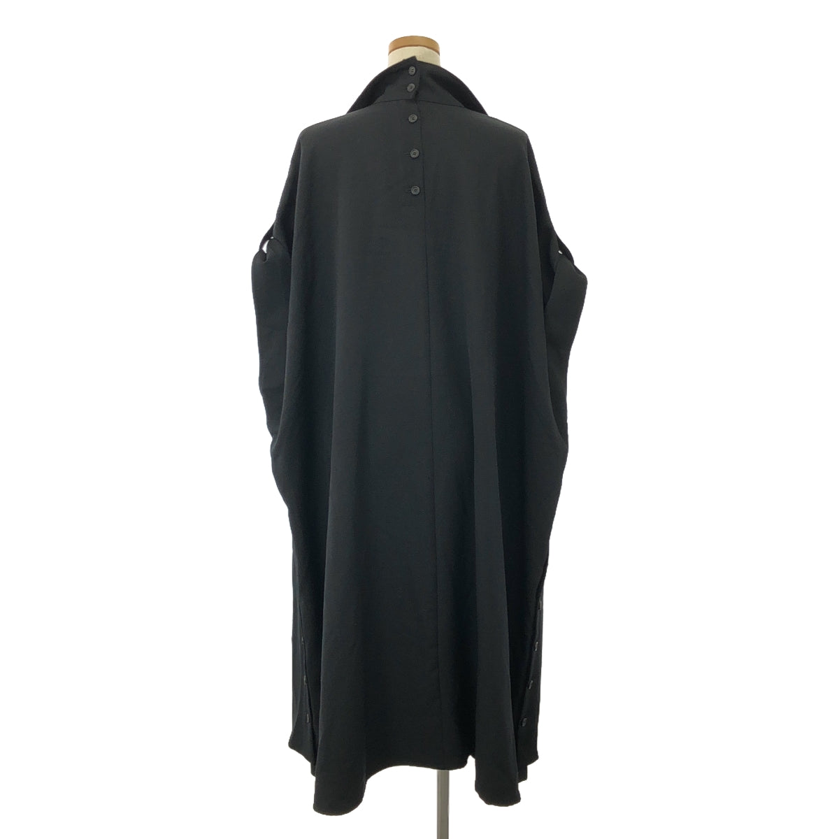 Yohji Yamamoto FEMME | 2024AW | WOOL GABARDINE SHORT SLEEVE COAT | 1 | Women's