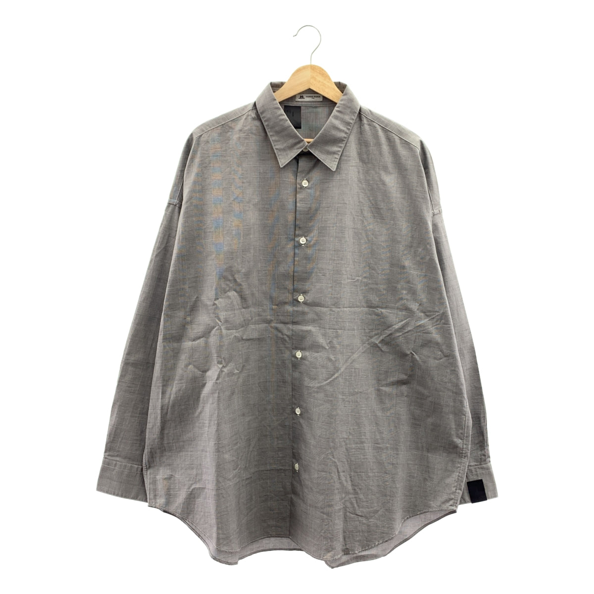 N.HOOLYWOOD / 엔 할리우드 | × THOMAS MASON / 토마스 메이슨 Compile Line / 컴파일 라인 오버 실루엣 셔츠 | 40 | 남성