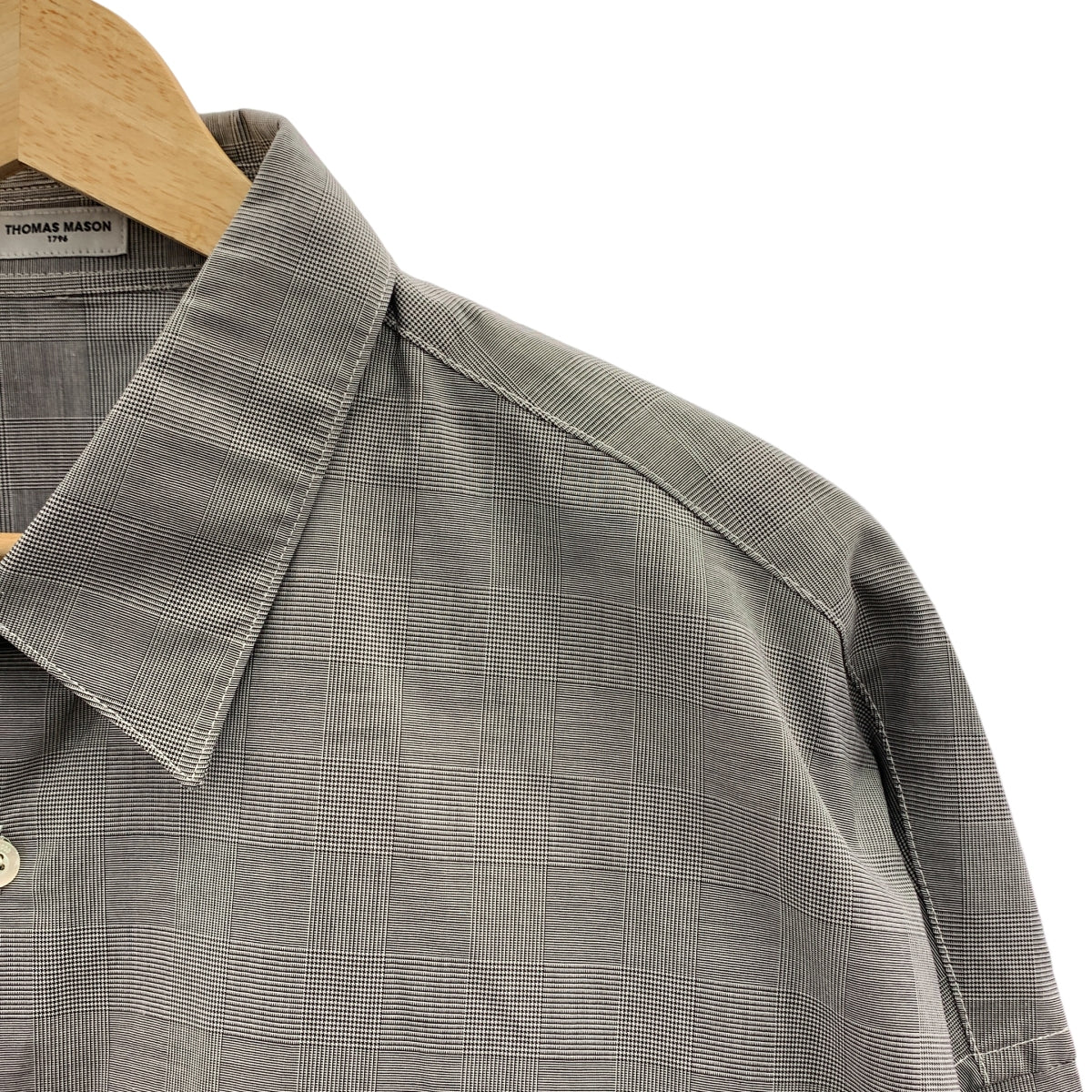 N.HOOLYWOOD / 엔 할리우드 | × THOMAS MASON / 토마스 메이슨 Compile Line / 컴파일 라인 오버 실루엣 셔츠 | 40 | 남성