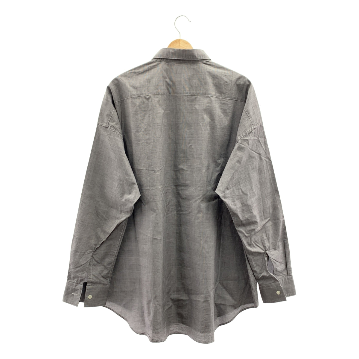 N.HOOLYWOOD / 엔 할리우드 | × THOMAS MASON / 토마스 메이슨 Compile Line / 컴파일 라인 오버 실루엣 셔츠 | 40 | 남성