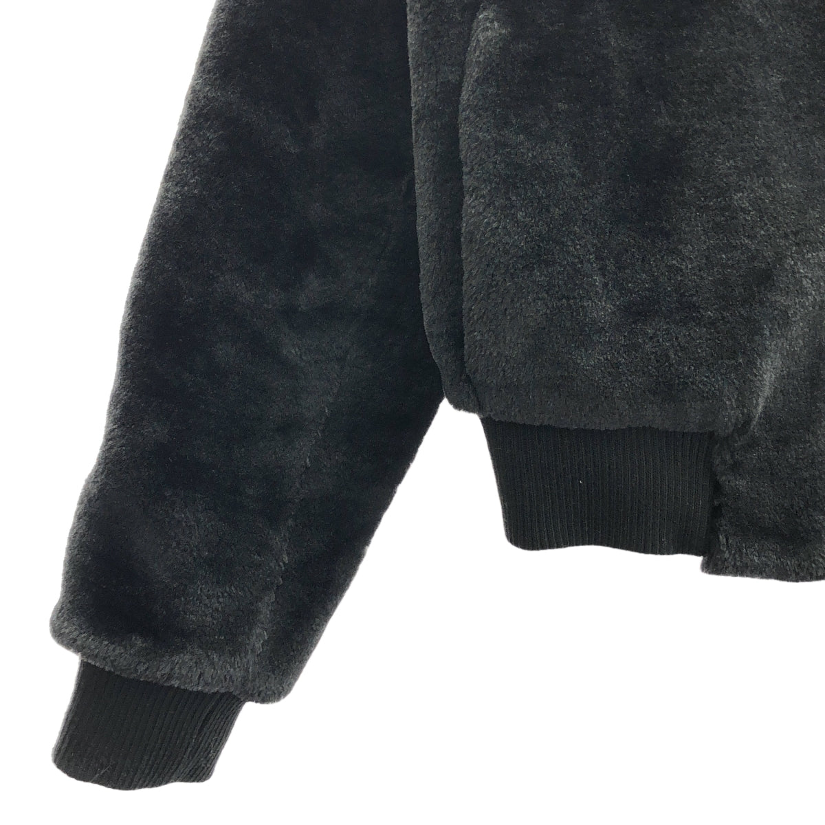 BLENHEIM / ブレンヘイム | ファー ショート ブルゾン | XS | ブラック | レディース