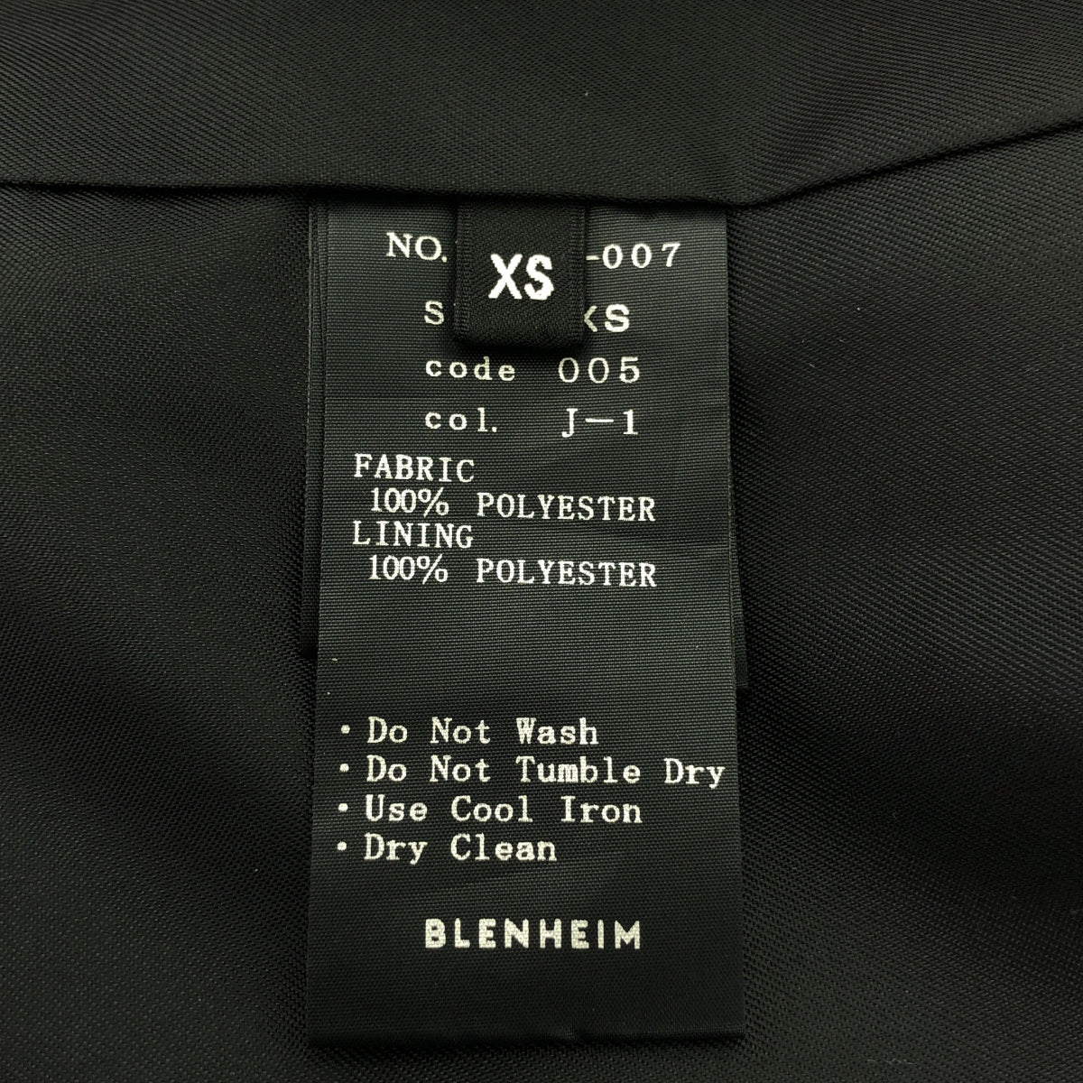 BLENHEIM / ブレンヘイム | ファー ショート ブルゾン | XS | ブラック | レディース