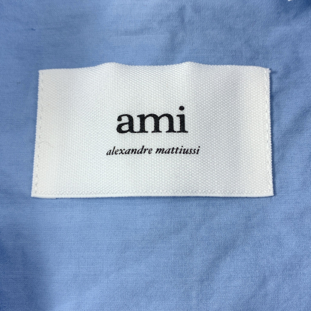 AMI Alexandre Mattiussi / アミ・アレクサンドルマテュッシ | 2024SS | AMI Boxy S/S Shirt ボクシー コットン 半袖 シャツ | L | ライトブルー | メンズ