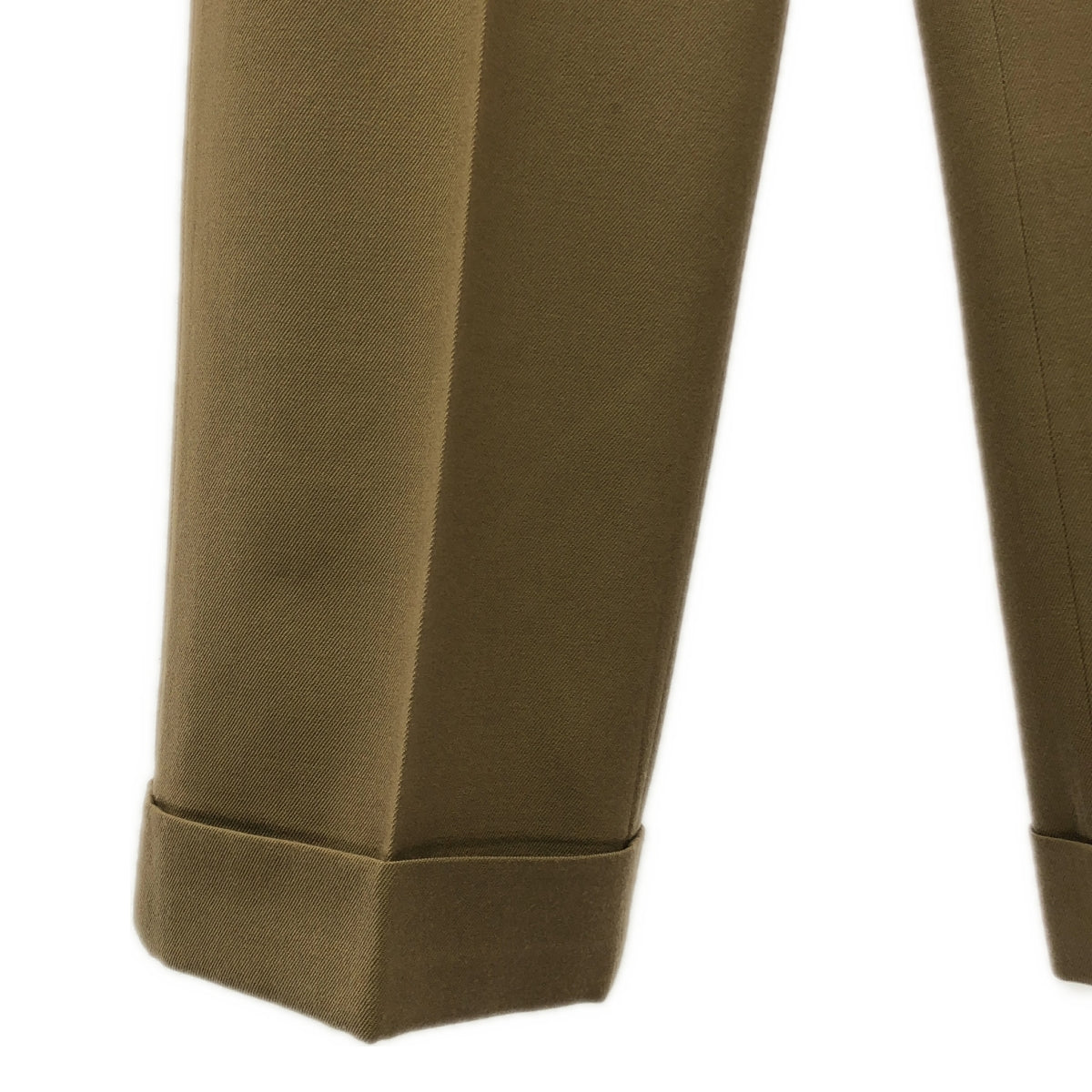 MACKINTOSH / マッキントッシュ | ウール ロールアップ スラックス パンツ | F | ブラウン | レディース