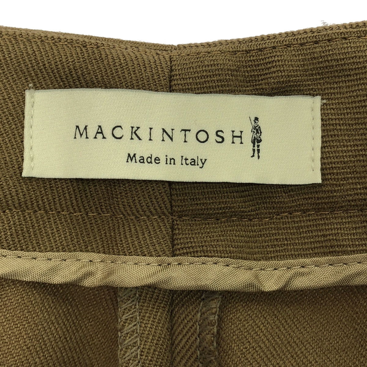 MACKINTOSH / マッキントッシュ | ウール ロールアップ スラックス パンツ | F | ブラウン | レディース