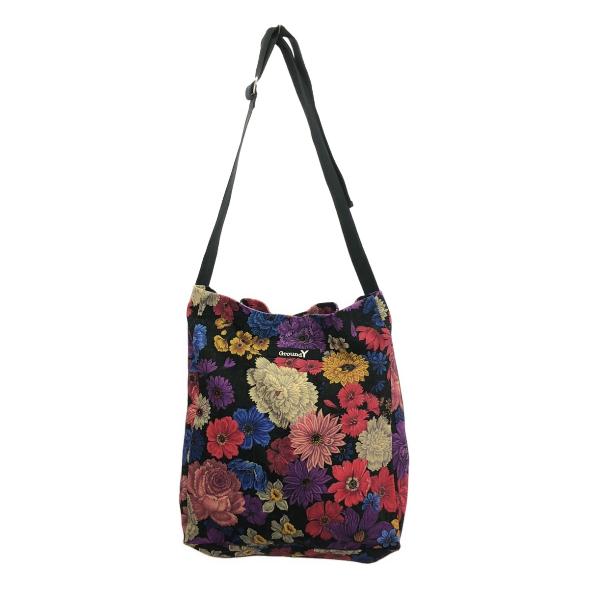 Ground Y / 그라운드 와이 | Flower Print Shoulder Bag / 플라워 프린트 숄더백 |