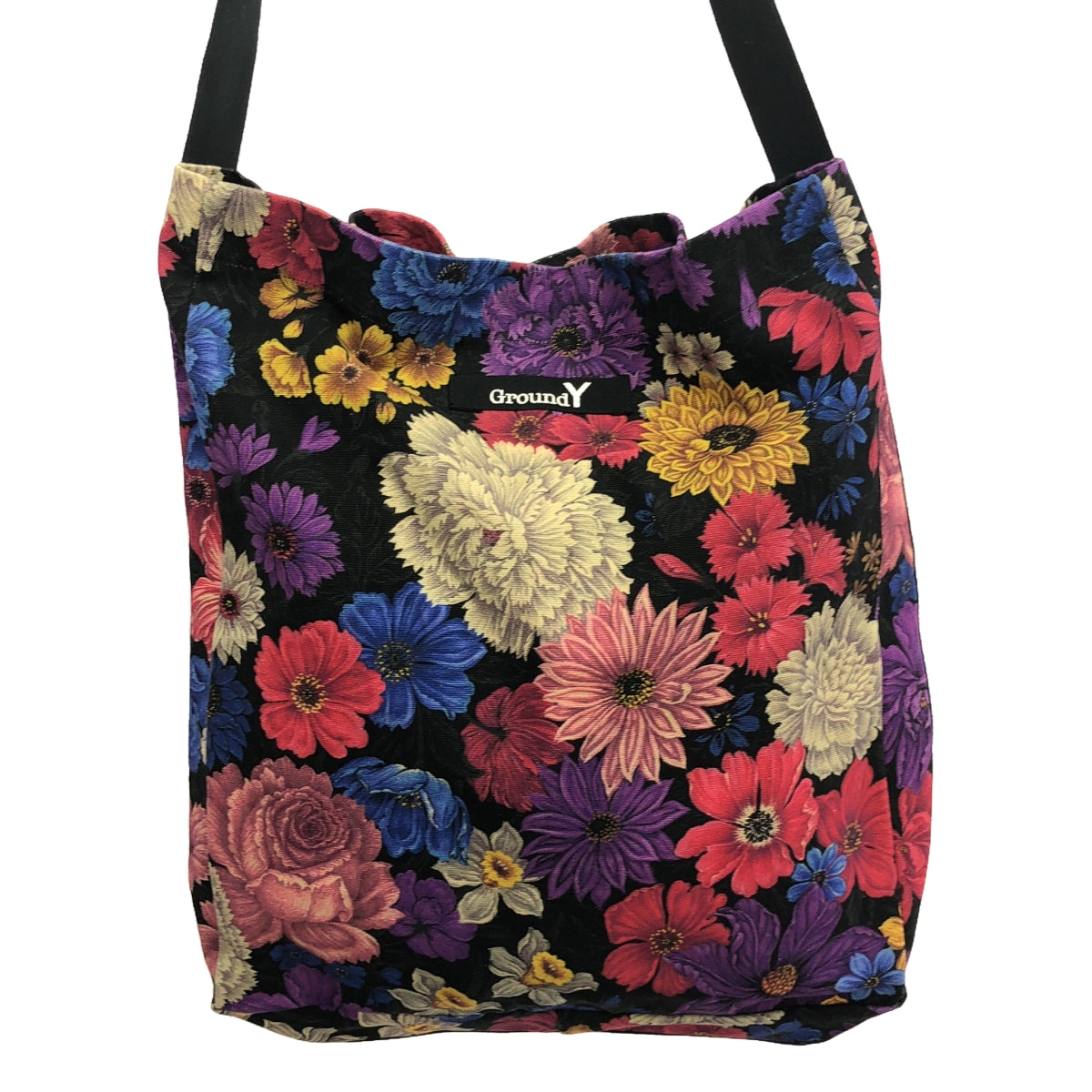 Ground Y / Ground Y | Flower Print Shoulder Bag |