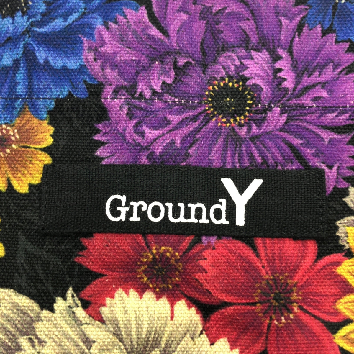 Ground Y / Ground Y | Flower Print Shoulder Bag |