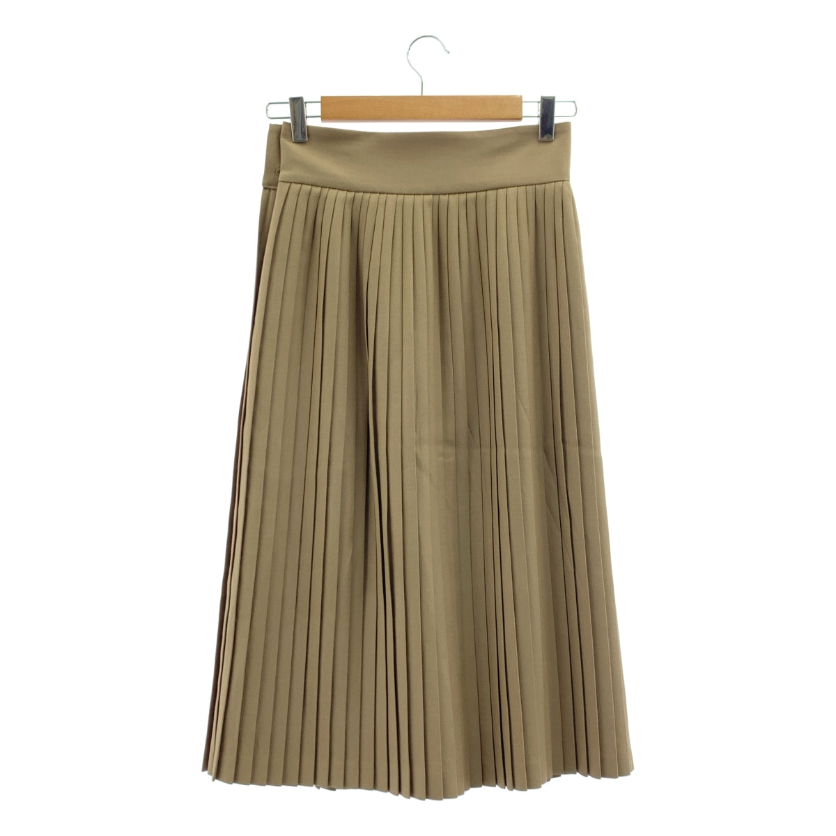 HYKE / 하이크 | 사이드 Zip 주름 치마 / 안감 포함 | XS | 브라운 계 | 여성