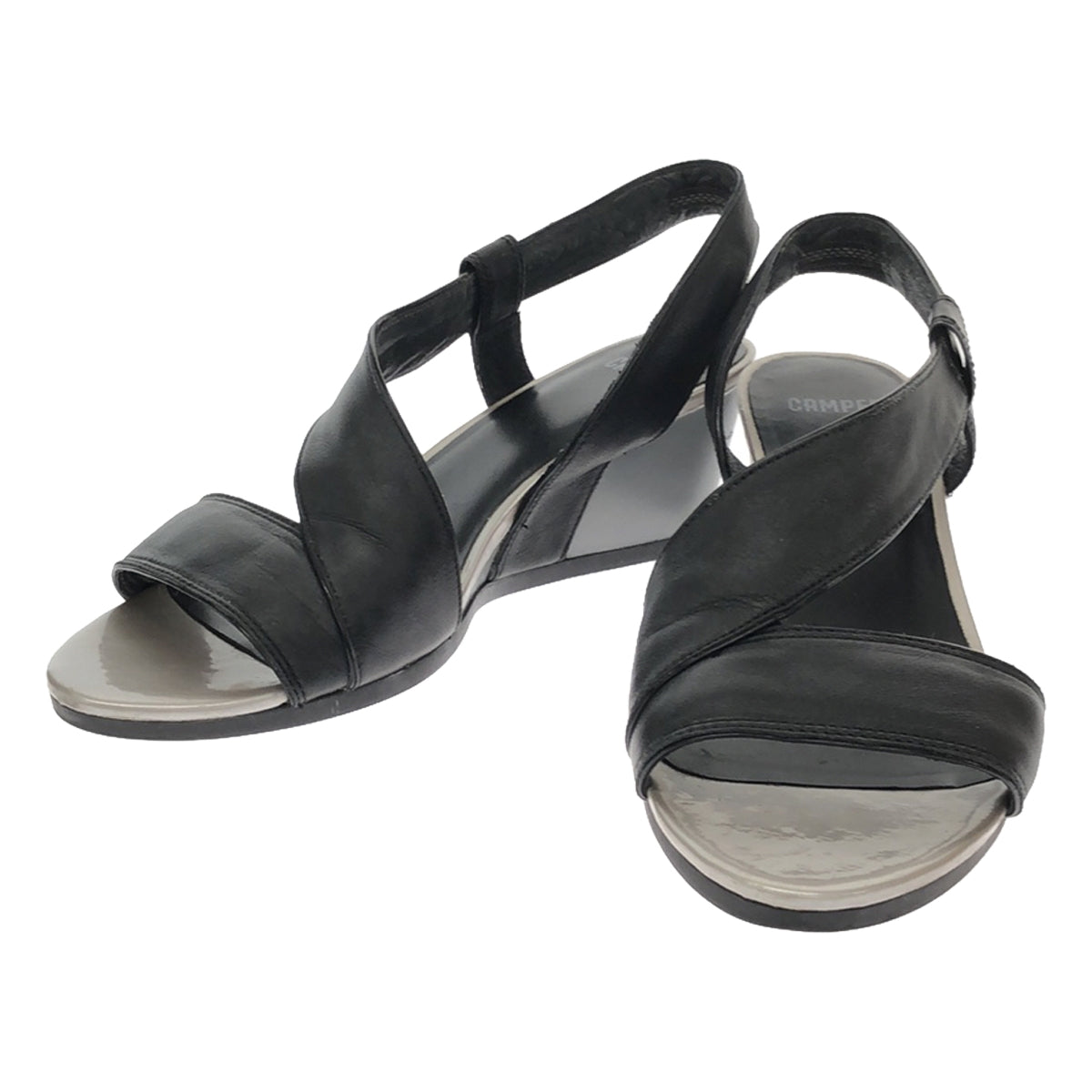 CAMPER | Elsa Bicolor Heeled Sandals | EU39 | Black/Silver | Women's