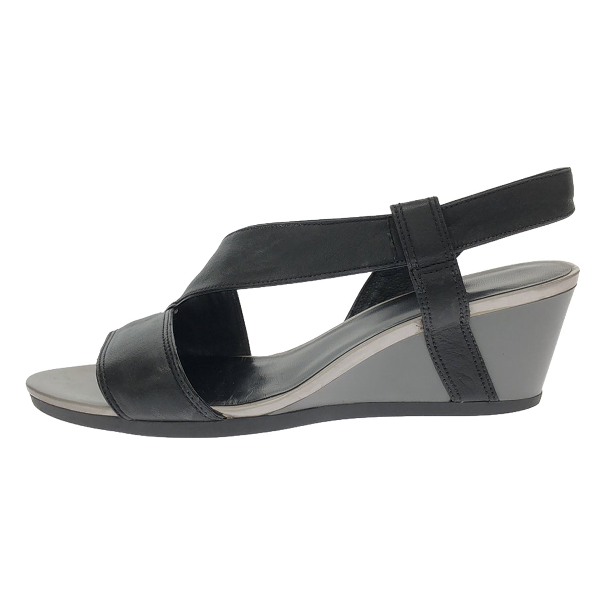 CAMPER | Elsa Bicolor Heeled Sandals | EU39 | Black/Silver | Women's