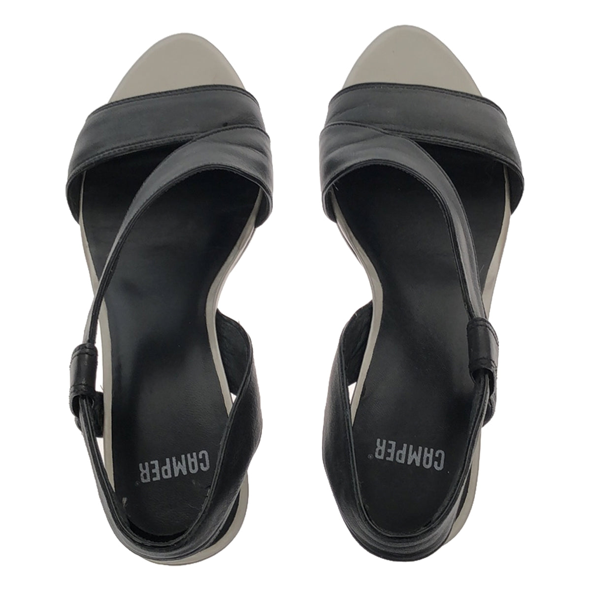 CAMPER | Elsa Bicolor Heeled Sandals | EU39 | Black/Silver | Women's