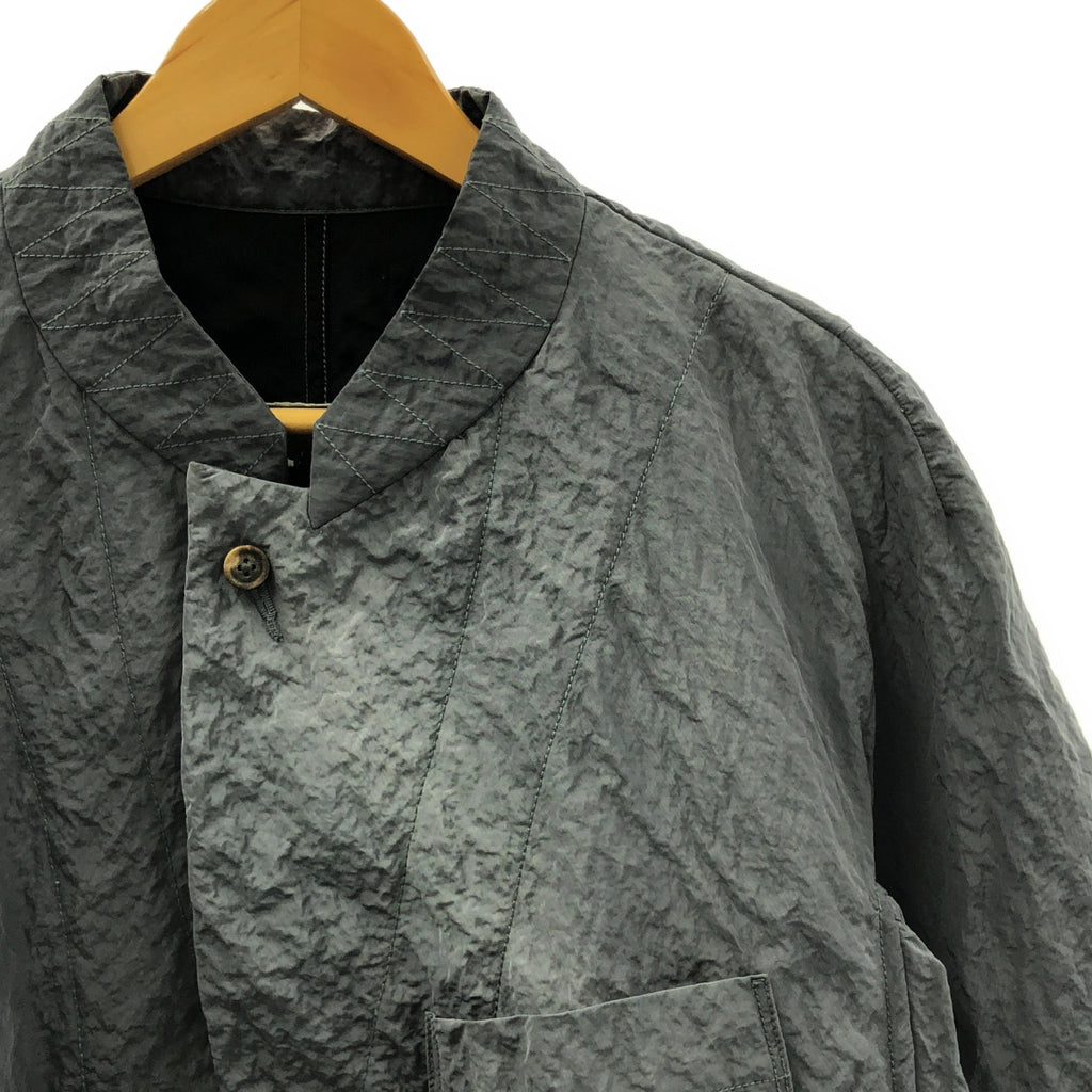 ziggy chen / 지기첸 | 2019SS | 4B Peaked Lapel Jacket 주름 가공 나일론 재킷 | 46 |