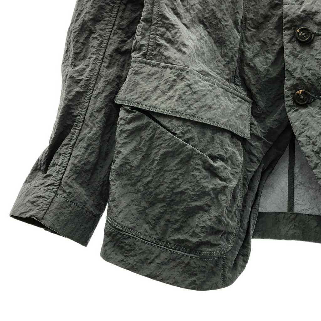 ziggy chen / 지기첸 | 2019SS | 4B Peaked Lapel Jacket 주름 가공 나일론 재킷 | 46 |