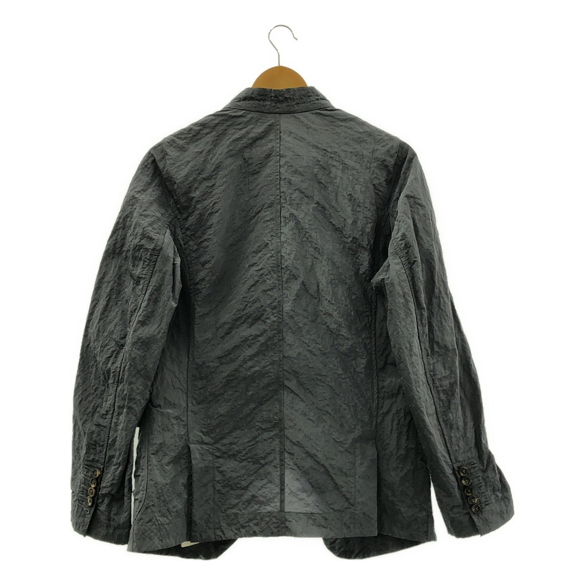 ziggy chen / 지기첸 | 2019SS | 4B Peaked Lapel Jacket 주름 가공 나일론 재킷 | 46 |