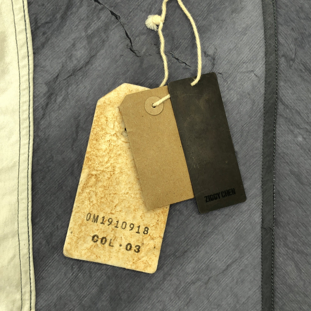 ziggy chen / 지기첸 | 2019SS | 4B Peaked Lapel Jacket 주름 가공 나일론 재킷 | 46 |