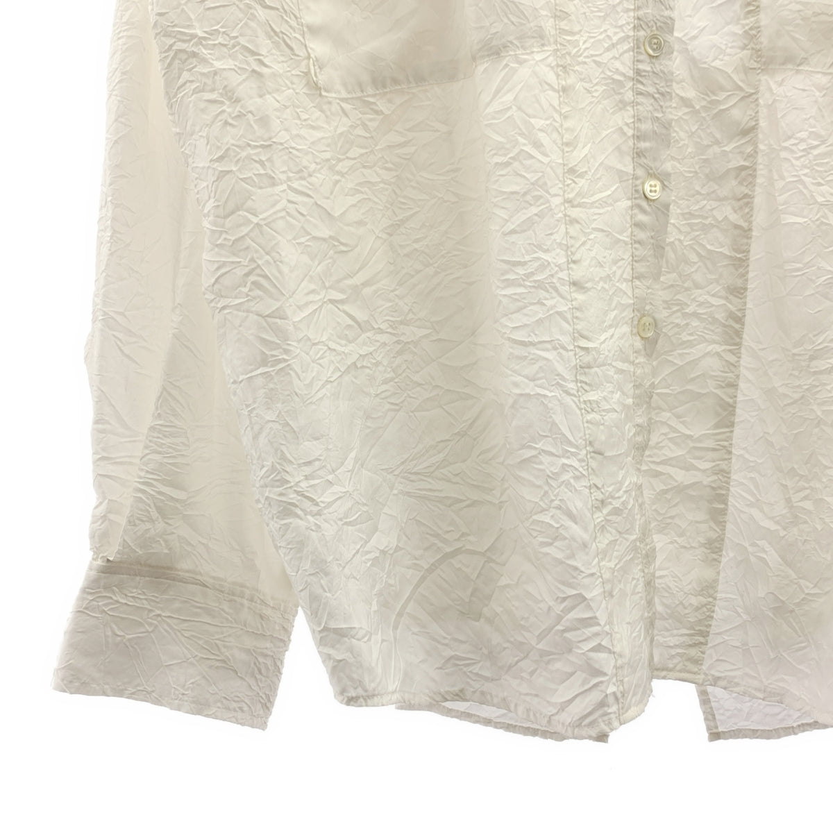 IRENE / 아이레네 | Wrinkle Wrinkle Shirt 백개더 주름 가공 셔츠 | 36 |