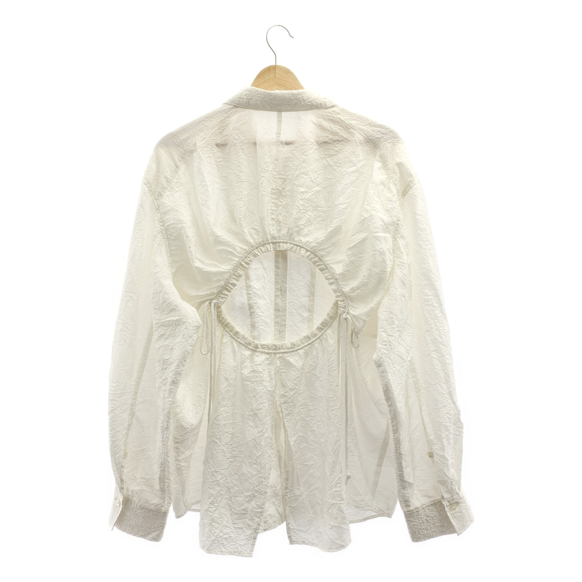 IRENE / 아이레네 | Wrinkle Wrinkle Shirt 백개더 주름 가공 셔츠 | 36 |