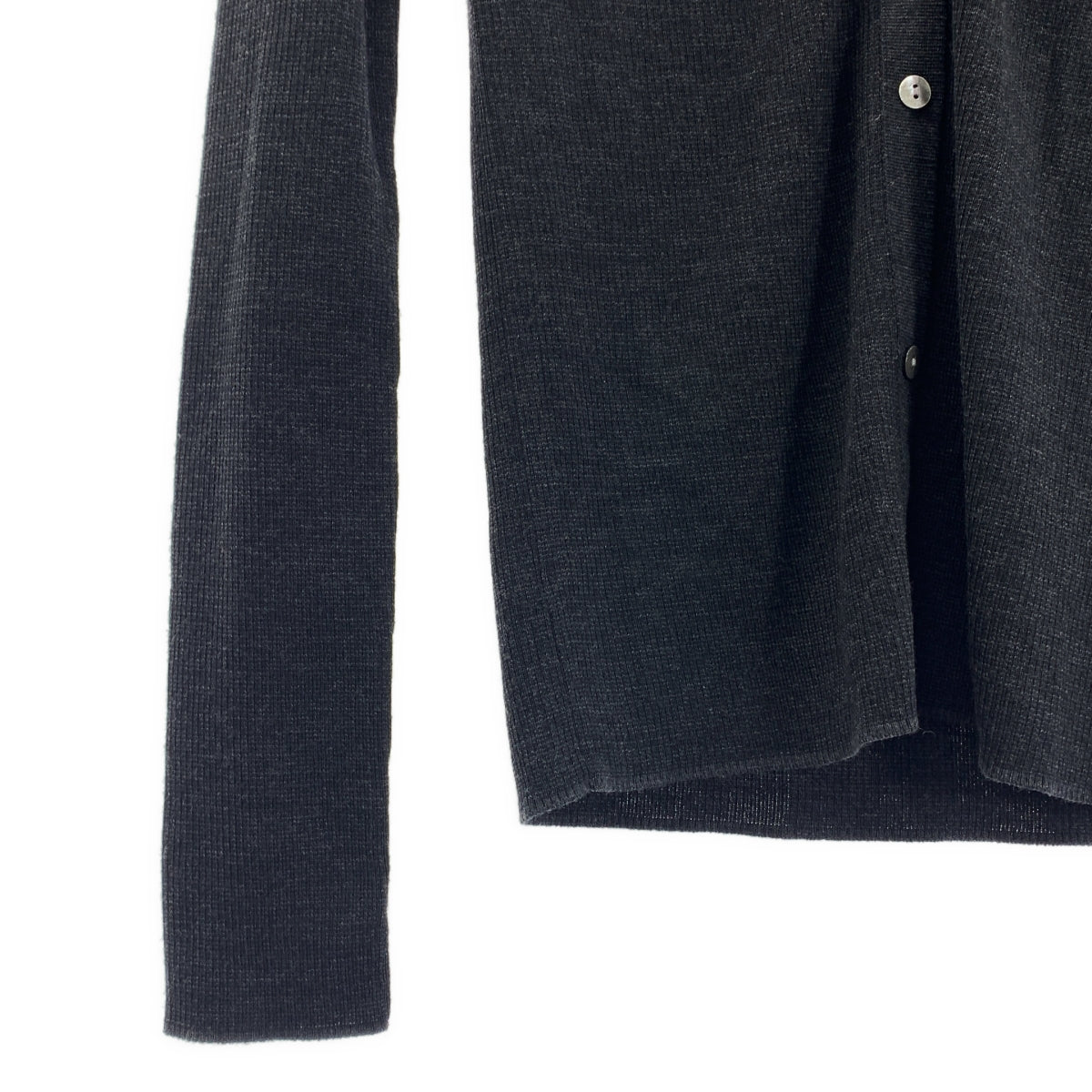 理論 | Regal 羊毛 Micro Cardi B 針織開襟衫 | S 碼 | 炭灰色 | 女款