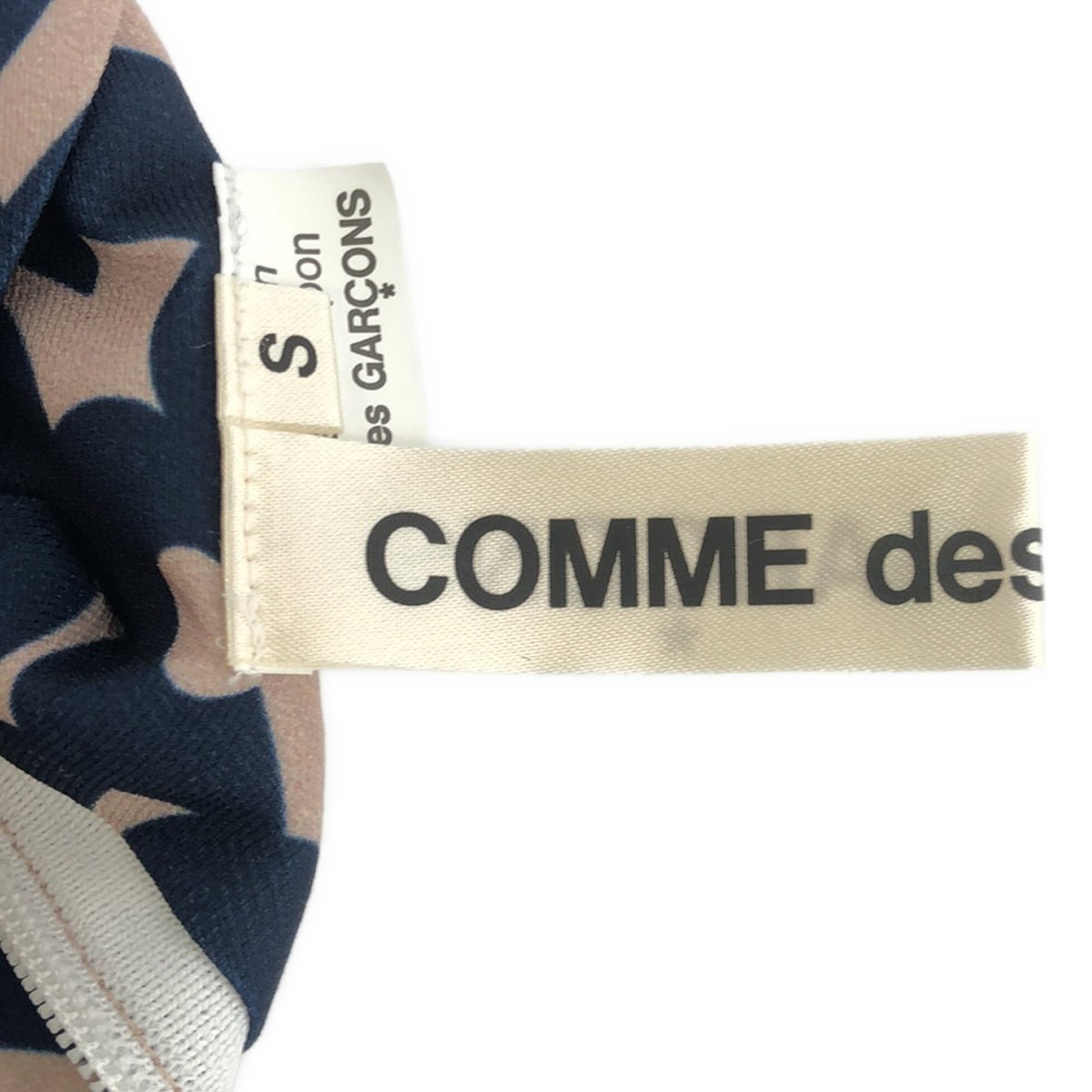 COMME des GARCONS / コムデギャルソン | 2019SS | ポリエステル 総柄 変形 立体 バックジップ ロングワンピー – KLD