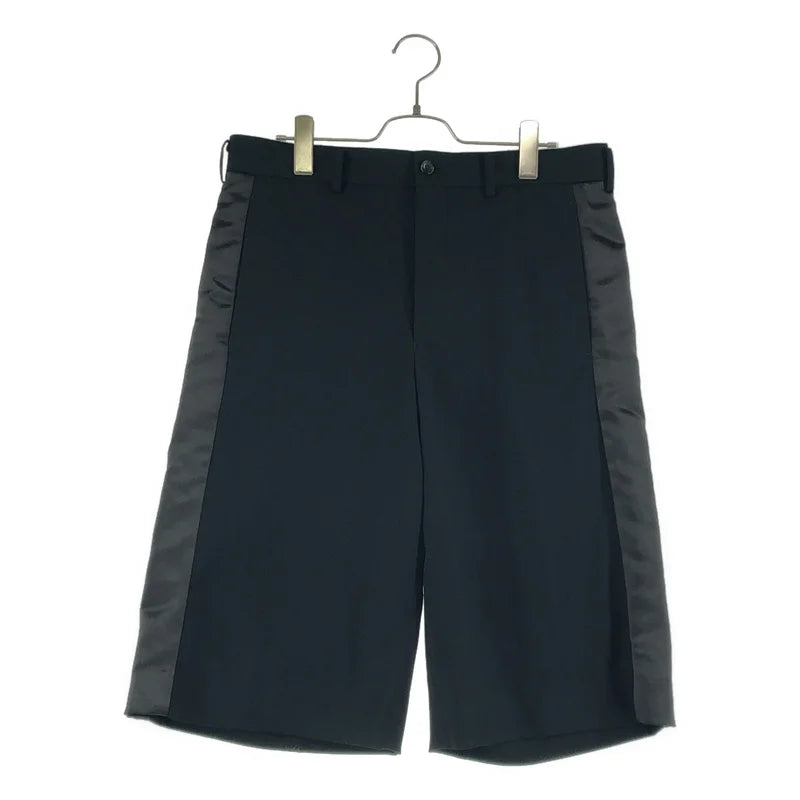 COMME des GARCONS HOMME PLUS / コムデギャルソンオムプリュス | 2025SS | サテンサイドライン ハーフパンツ | M | メンズ